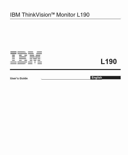 IBM Computer Monitor L190-page_pdf